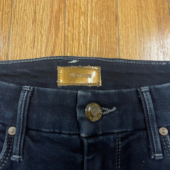 Mother The Looker Ankle Fray in Coffee, Tea, or Me? 25 - Picture 7 of 7